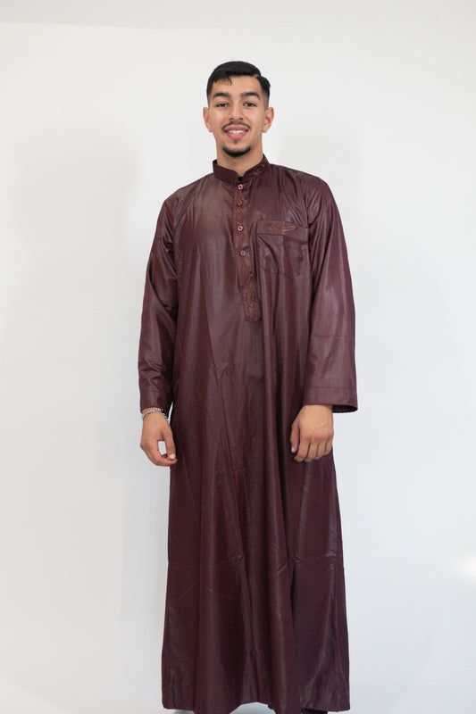 Qamis Premium rouge bordeaux