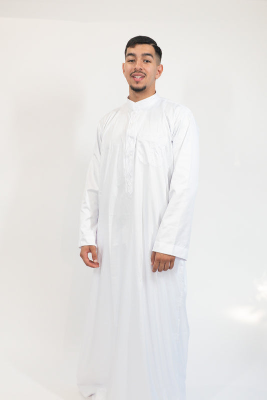 Qamis premium blanc