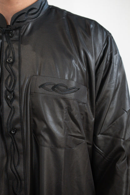 Qamis premium noir