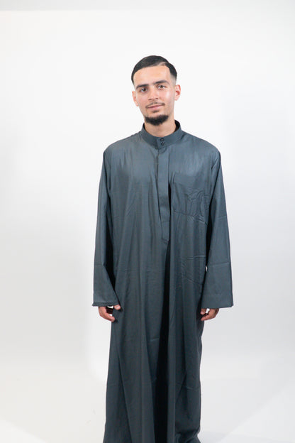 Qamis Simple bleu nuit