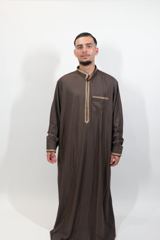 Qamis Edition Marron foncé