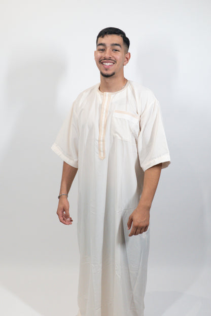 Qamis Alpha Blanc